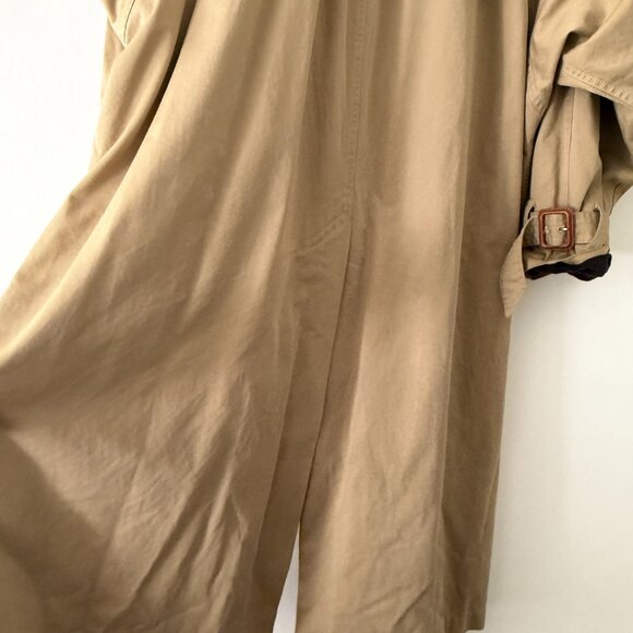 Ebani two-tone double-breasted cotton-gabardine trench coat (size IT 34) - Picture 4 of 12